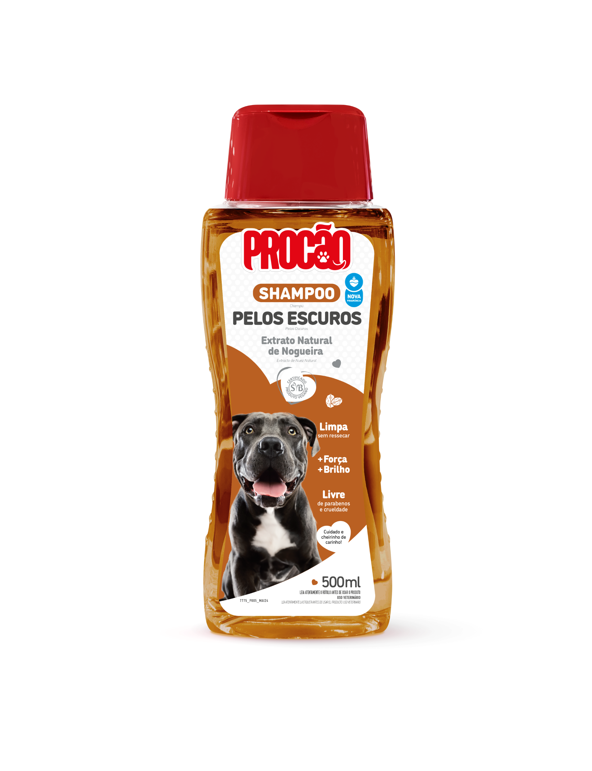 SHAMPOO PELOS ESCUROS PROCÃO - 500 ML – Procão Pet
