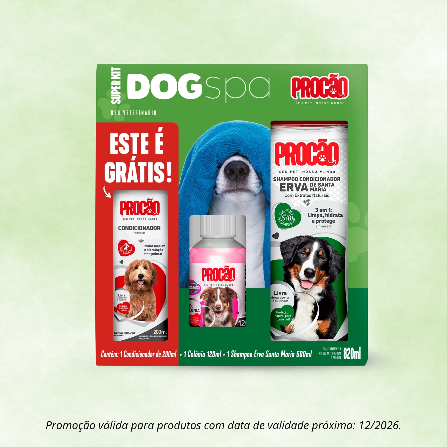 Kit Procão Premium – Higiene Completa + Colônia VIPY BOY