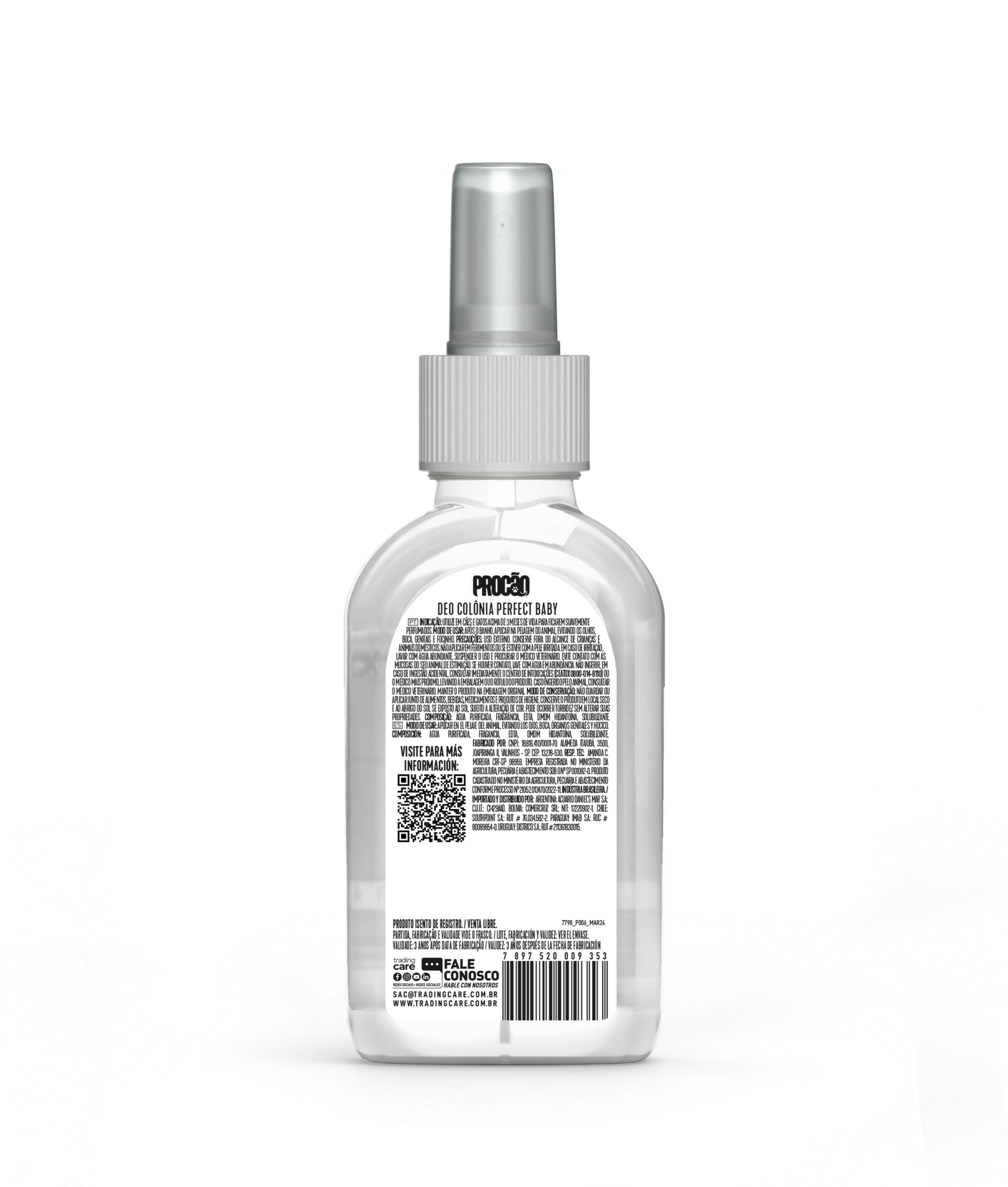 COLÔNIA PROCÃO - BEBÊ PERFEITO - 120 ML 