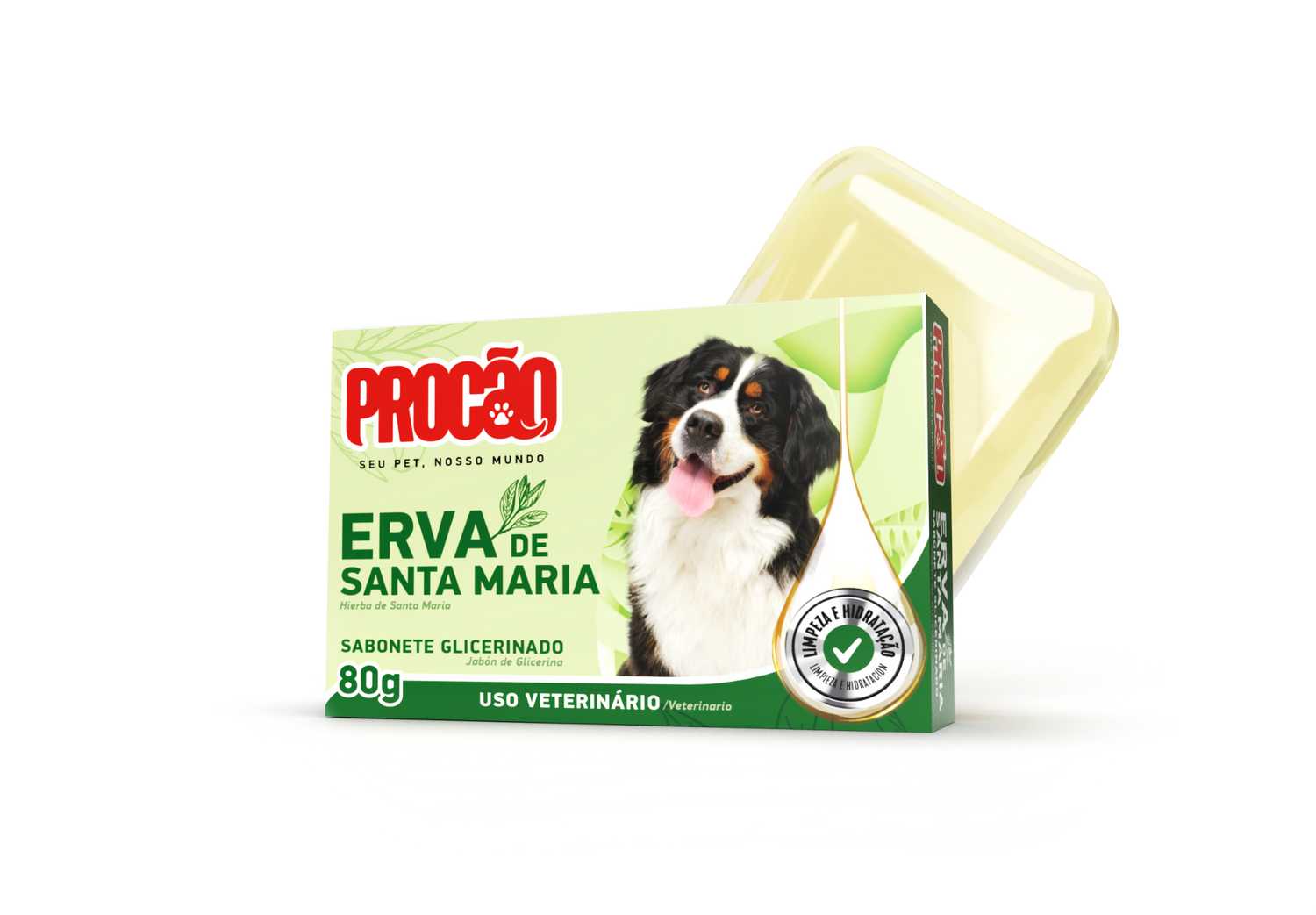 SABONETE PROCÃO ERVA DE SANTA MARIA - 80 G