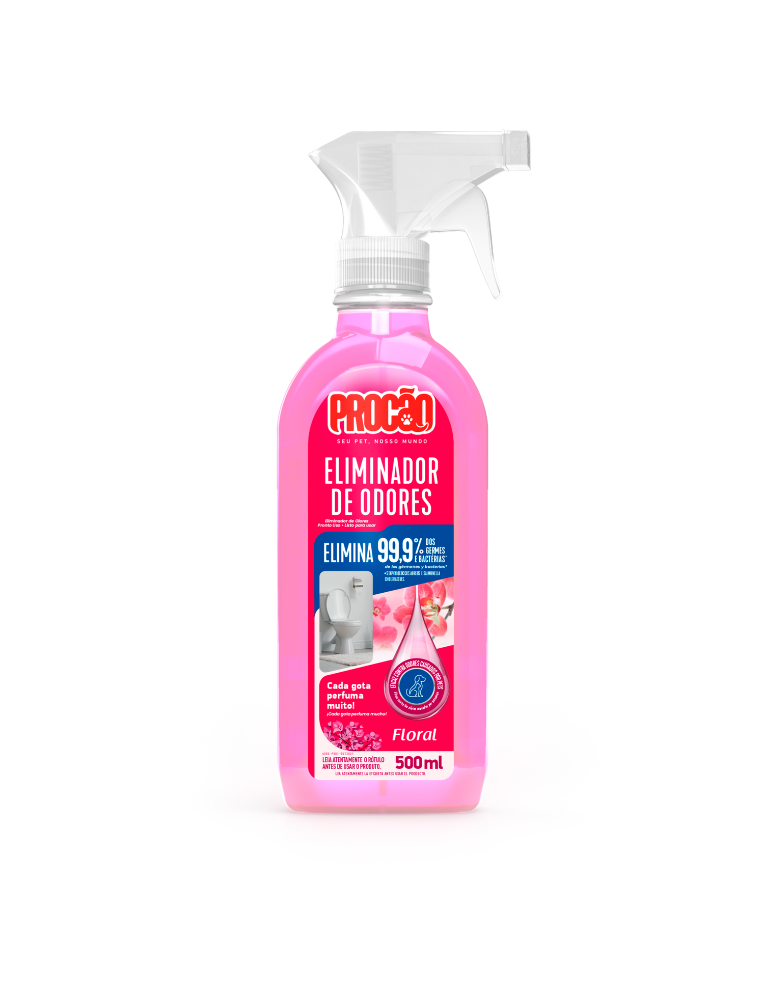 ELIMINADOR DE ODORES PROCÃO - FLORAL - 500 ML 